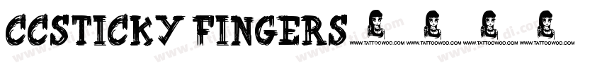 ccsticky fingers字体转换